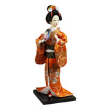 Estatuilla De Dama De Geisha Japonesa, Adorno De 9 Estilo C