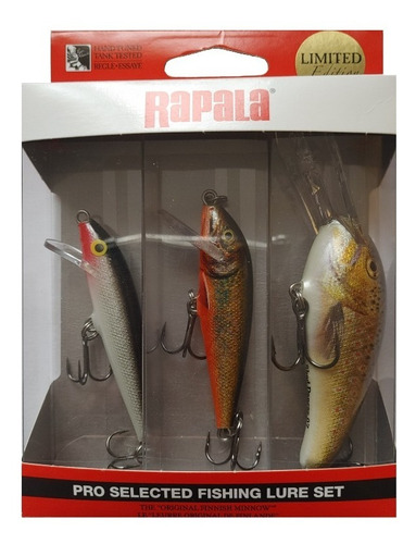 Set Señuelos 3 Unid Rapala 7cm ( Edicion Limitada)