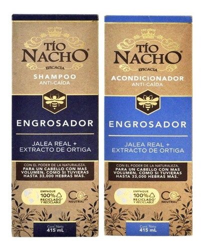 Tio Nacho Engrosador Kit: 2 Shampoo + 1 Acondicionador