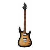 Guitarra Elétrica Cort Kx Series Kx300 De  Mogno Natural Burst Poro Aberto Com Diapasão De Jatobá