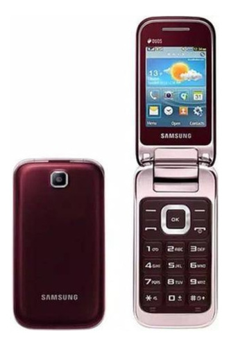 Celular Samsung Gt C3592 Dual Chip Cam 2.0 Desbloqueado Flip