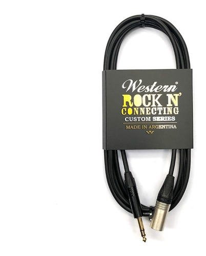 Cable xlr Macho A Plug Balanceado 2 Mts Western Cmptrs20