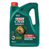 Aceite Castrol Crb 15w 40 Turbomax Ci 4 Sl E7 Camion Lubricante 4 Litros