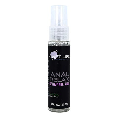 Wet Life Anal Relax 30ml Lubricante Anal Desensibilizador Sandia | Meses sin interés