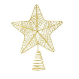 Ponteira Estrela Ouro 24cm - 01 Unidade - Cromus Natal