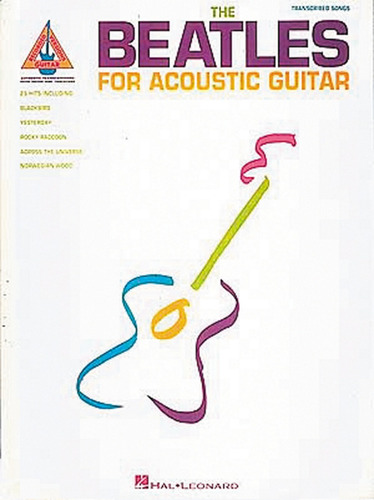 Libro De Partituras Hal Leonard Beatles For Acoustic Guitar