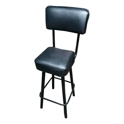 (paraguas) Silla-alta Banco Ares Para Negocios Liso Negro