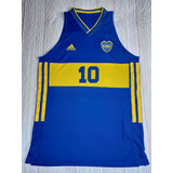 Camiseta Boca Juniors adidas Basket 2021/2022 #10 Maradona 