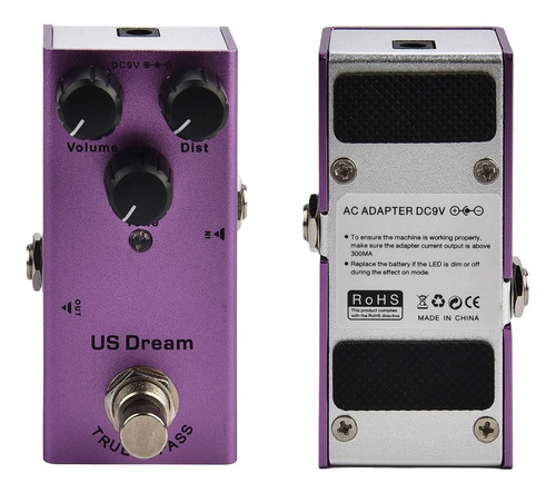 Pedal De Efeito Us Dream Distortion Mini