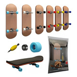 Skate Dedo Fingerboard Profissional Madeira Maple Rolamento