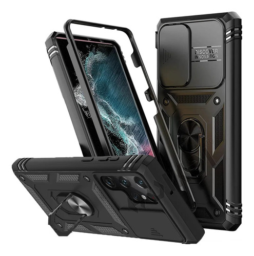 Capa Suporte Anel Anti Impacto Cashield Para Samsung Galaxy 