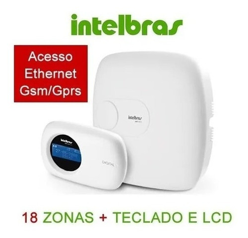 Central De Alarme Com Chip Gprs / Gsm Intelbras Amt 2018 Eg