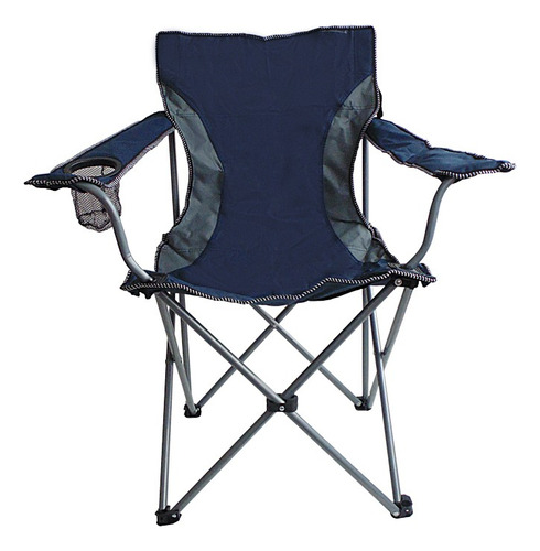 Silla Sillón Camping Plegable Director Reforzado Ct Color Azul