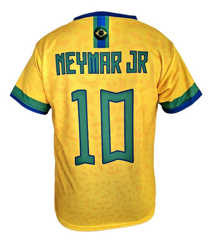 Playera Neymar,  Jersey Brasil Para Niños.