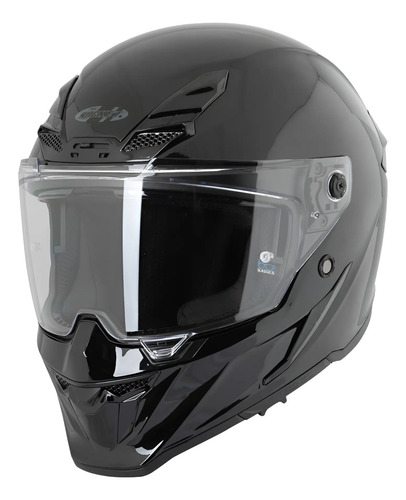 Casco Integral Joe Rocket Rkt 240 Solid Negro Brillante | Meses sin interés