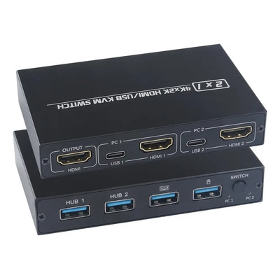 For Conmutador Hub Usb Kvm E Hdmi Compatible 4k \u002F | Meses sin interés