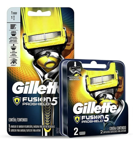 Kit Gillette Fusion 5 Proshield Maquina + Repuesto