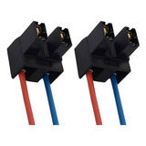 Par Chicotes Soquete Lâmpada H7 Conector Plug Farol 