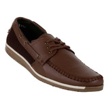 Zapato Hombre Oxford Casual Oxford Café Piel Nibiru 21703900