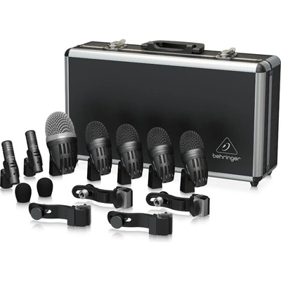 Behringer Bc1500 Set De Micrófonos Batería 7 Piezas Estuche Color Negro | Meses sin interés