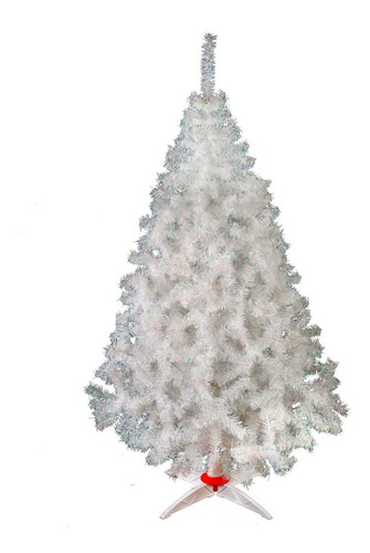 Arbol De Navidad Pino Monarca De Lujo Blanco Iridis De 190cm