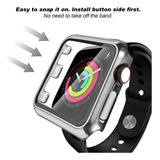 Secbolt - Carcasa Transparente Para Apple Seguir Iwatch Seri