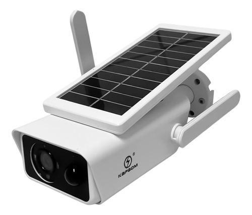 Câmera Segurança Ip Placa Solar Wifi Prova D'água Microfone