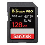 Tarjeta De Memoria Sandisk Extreme Pro 128gb V90 Ii 300mb/s