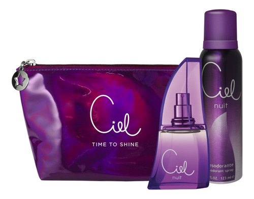 Perfume Mujer Ciel Nuit 50ml + Desodorante + Bolso Porta Cos