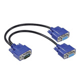 Cabo Y Duplicador 1 Vga X 2 Vga Ligue Seu Pc Em 2 Monitores