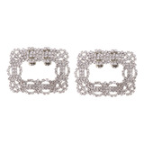 2pcs Clips De La De De Cristal De La Hebillas Nupcial