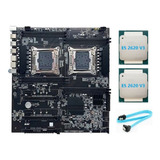 Placa Madre X99 De Doble Socket Lga2011-3, Soporte De Doble