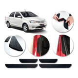 Cubre-zócalo De Puertas X4 Para Toyota Etios 2014 Molduras