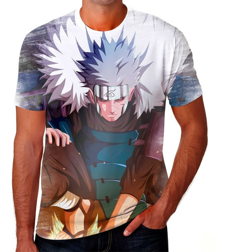 Camisa Camiseta Tobirama Senju Naruto Anime Mangá 04