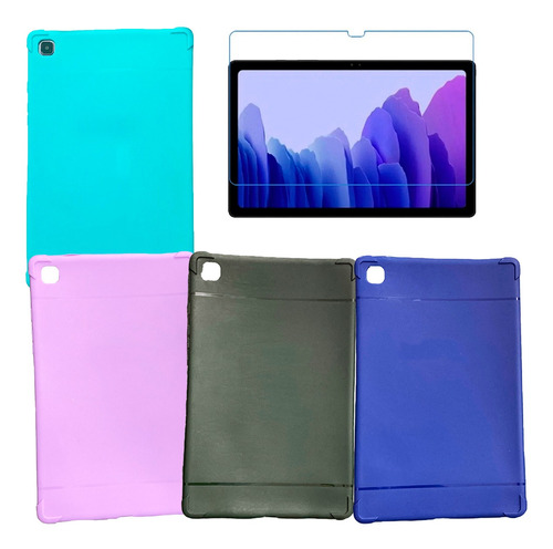 Capa Anti Shock + Película Vidro Para Tablet A7 T500 T505