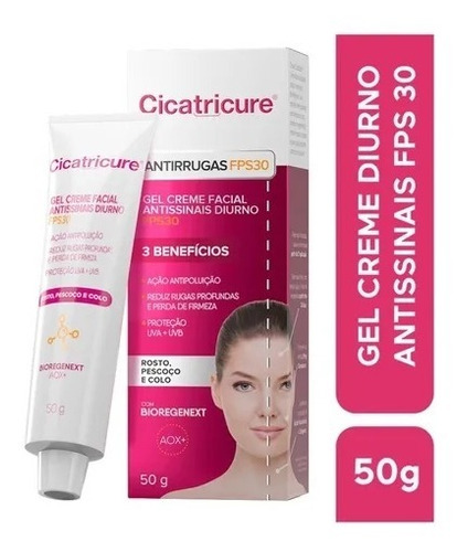 Creme Facial Antissinais Diurno Fps30 Cicatricure 50g