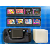 Consola Sega Game Gear Con 8 Juegos Y 5 Estuches