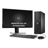 Cpu Dell Optiplex 5070 Core I7 9g 16gb 1tb + Monitor 22  Lnv