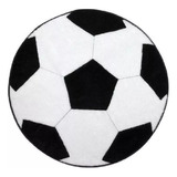 Tapete Bola Futebol Para Quarto Infantil Menino 0,68 Cm