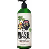 Cheech Y Chong Lavar 3-en-1 Body Wash, Barba Y Champú Y Acon