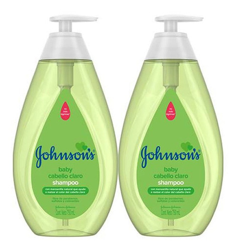 Shampoo Johnson´s Manzanilla 750 Ml X 2 - mL a $94