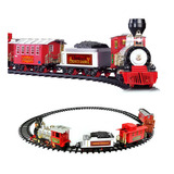 Tren Navideño Extra Grande 35 Pzs 666 Cms Luz Sonido 