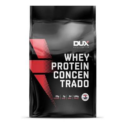 Whey Protein Concentrado - 1,8 Kg Dux Nutrition Sabor Morango | Frete grátis
