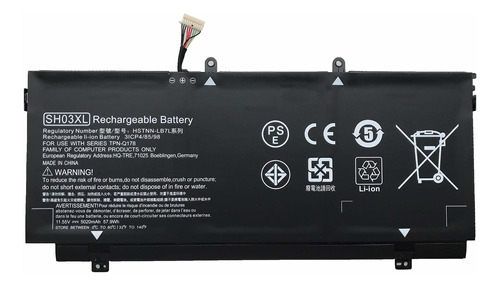 Bateria Sh03xl Hstnn-lb7l 859026-421 (11.55v 57.9wh 5020mah)
