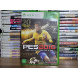 Jogo De Futebol Pes 2016 Xbox 360 Original Mídia Em Portuguê