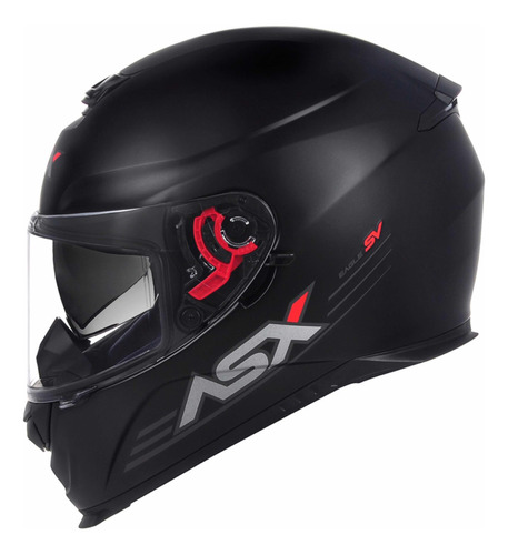 Capacete Axxis Eagle Sv Preto Fosco Com Oculos Escuro