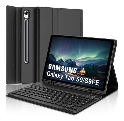 Funda Para Samsung Galaxy Tab S9 Fe 10.9 + Teclado Español Ñ