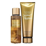 Set Victoria's Secret Coconut Passion Mist+crema+gel Ducha