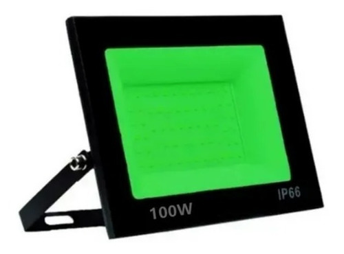 Refletor Holofote Led 100w Luz Verde