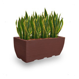 Jardineira Vaso Floreira Plastico P/ Planta Rosa Horta 60x25